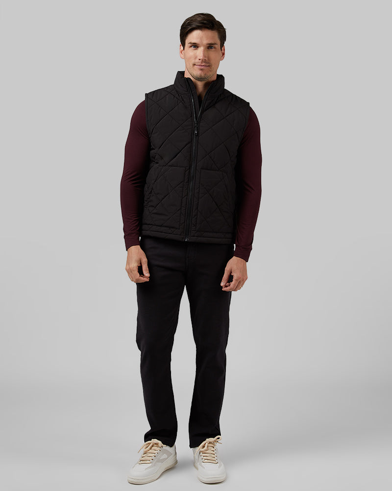 MEN'S DIAMOND QUILTED VEST - Image 4