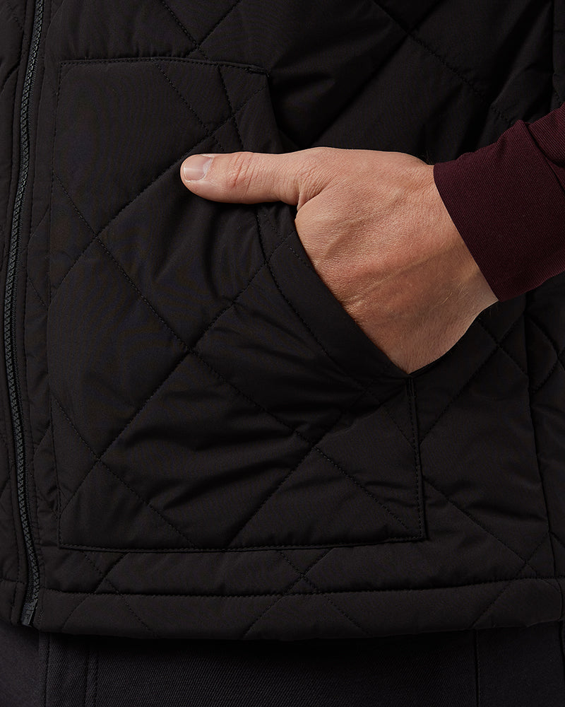 MEN'S DIAMOND QUILTED VEST - Image 2