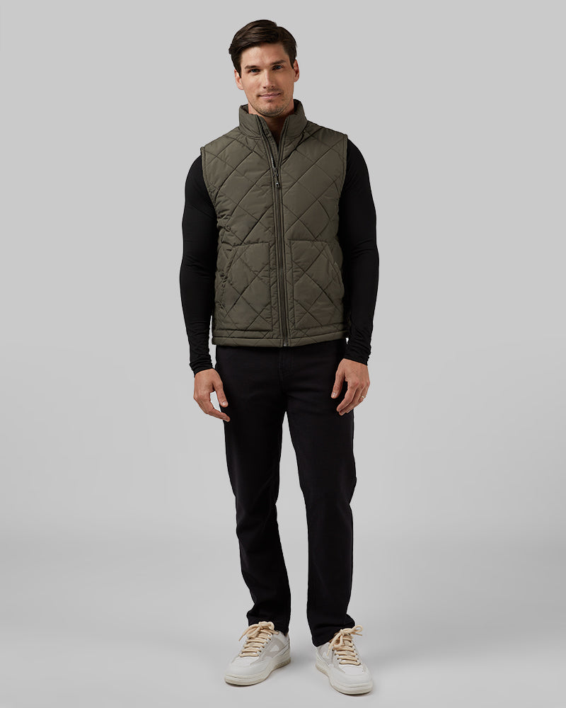 MEN'S DIAMOND QUILTED VEST - Image 8