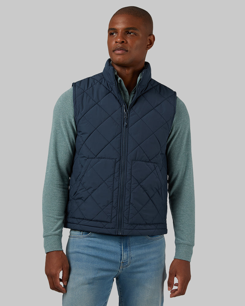 MEN'S DIAMOND QUILTED VEST - Image 9