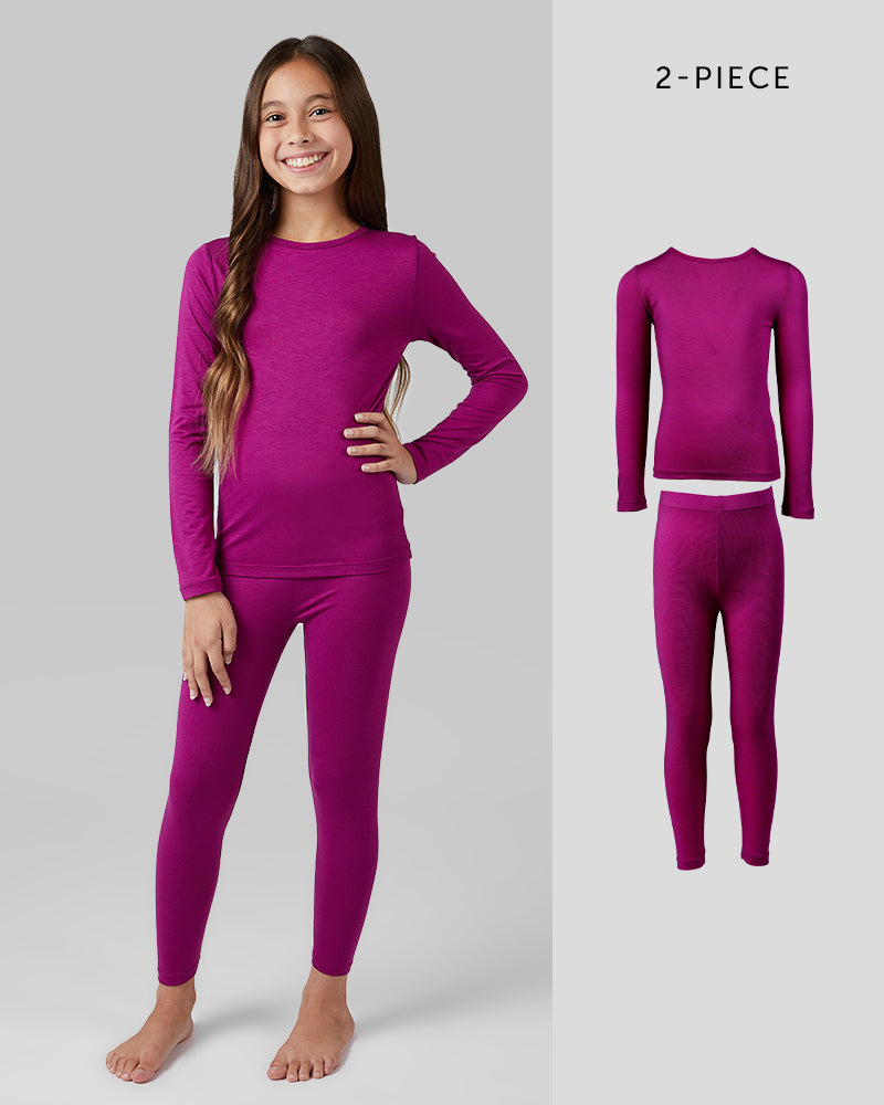 KIDS' 2PC BASELAYER TOP & BOTTOM SET - Image 29