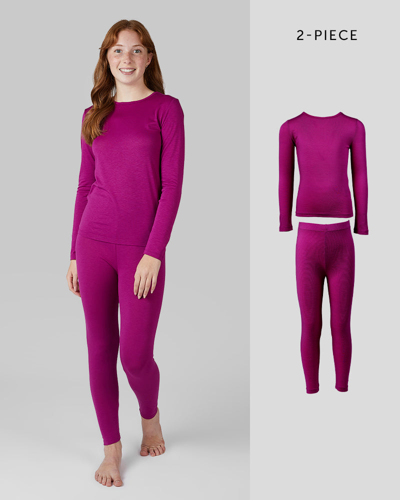 KIDS' 2PC BASELAYER TOP & BOTTOM SET - Image 33