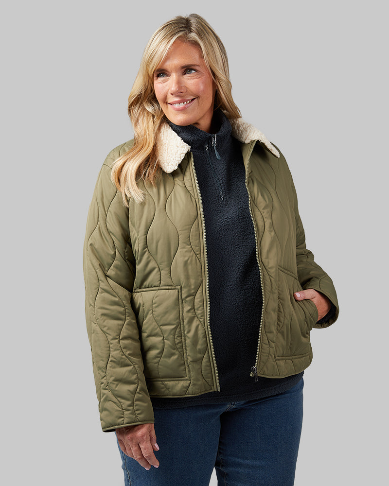 WOMEN'S SHIELD TECH ONION QUILTED JACKET - Image 13