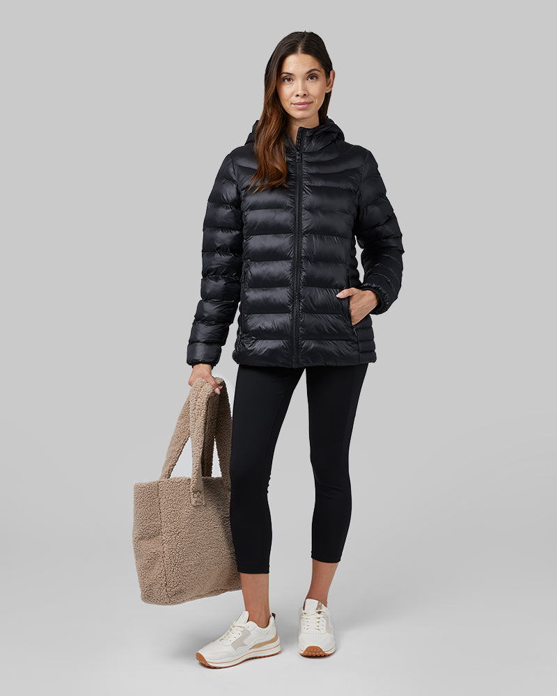 WOMEN'S SHINY HOODED JACKET - Image 6