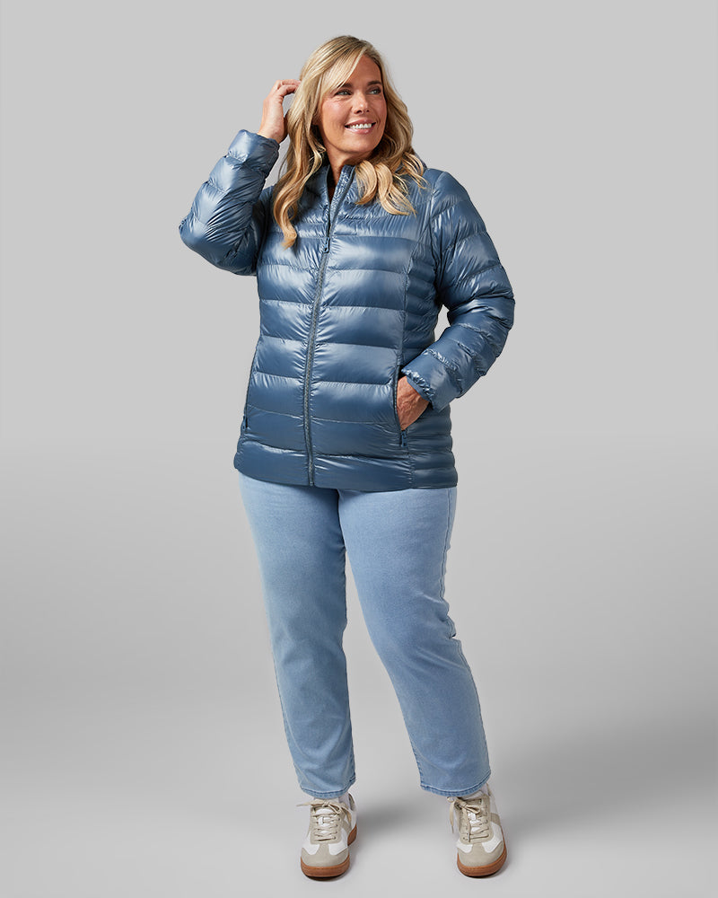 WOMEN'S SHINY HOODED JACKET - Image 24