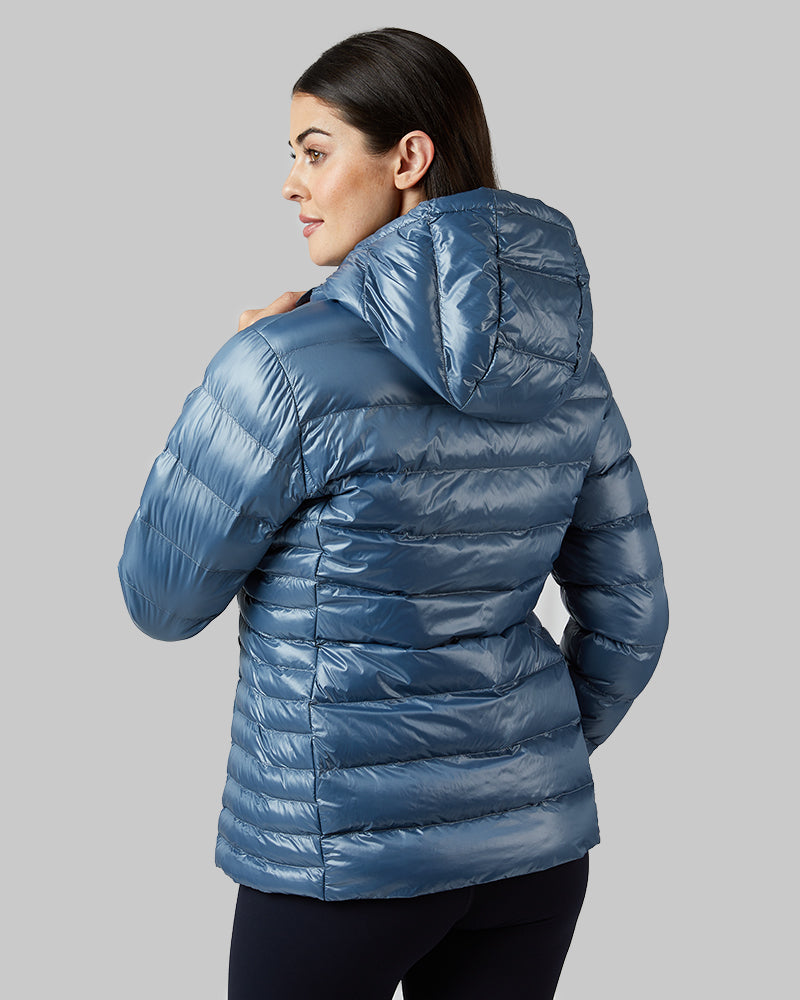 WOMEN'S SHINY HOODED JACKET - Image 17