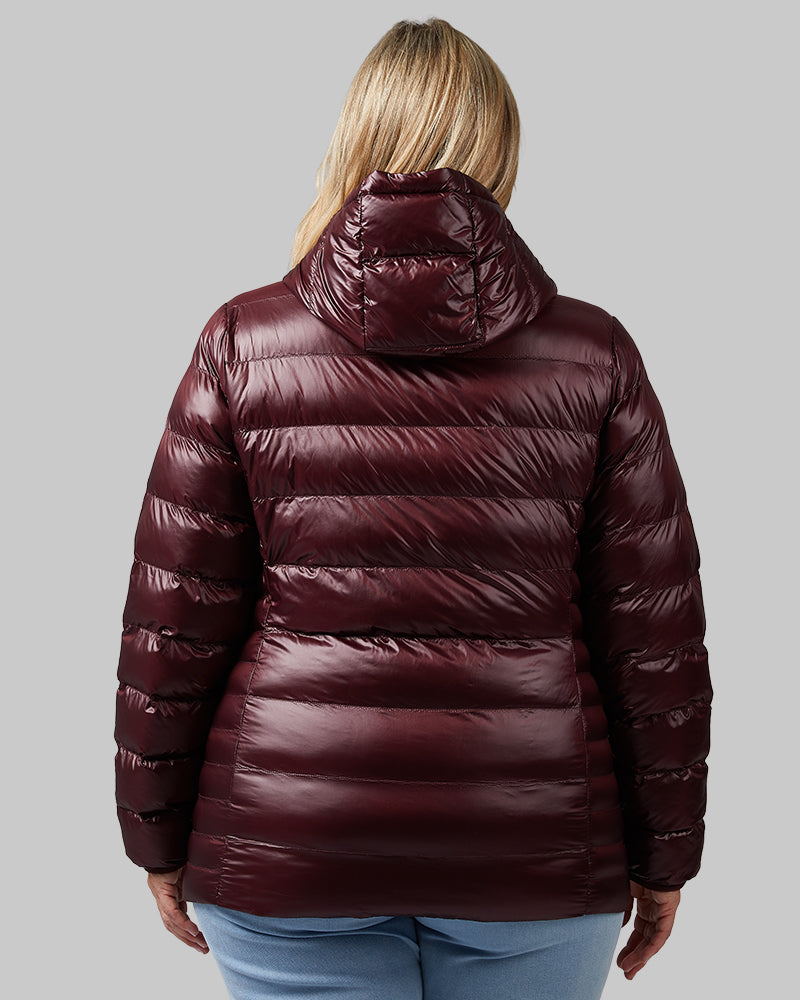 WOMEN'S SHINY HOODED JACKET - Image 35