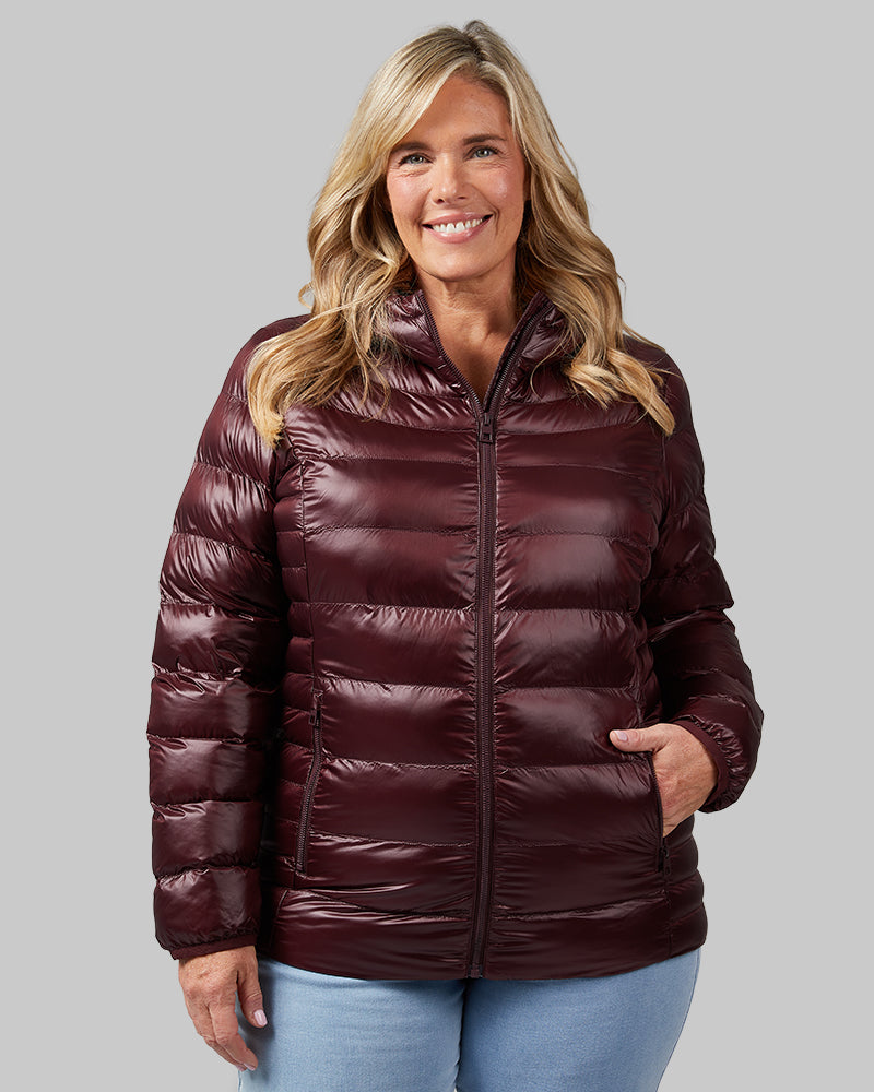 WOMEN'S SHINY HOODED JACKET - Image 31