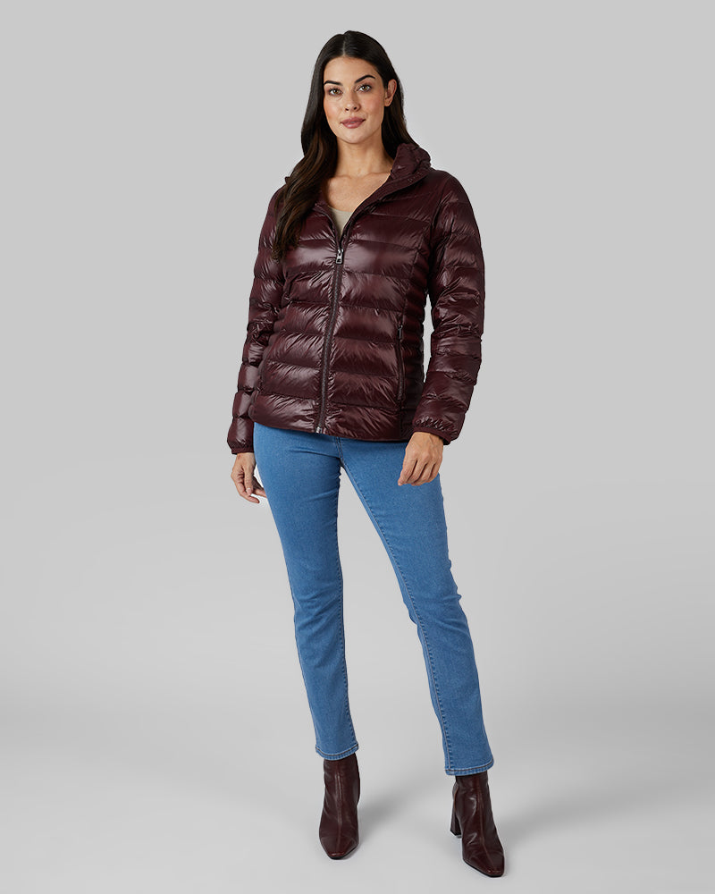 WOMEN'S SHINY HOODED JACKET - Image 30