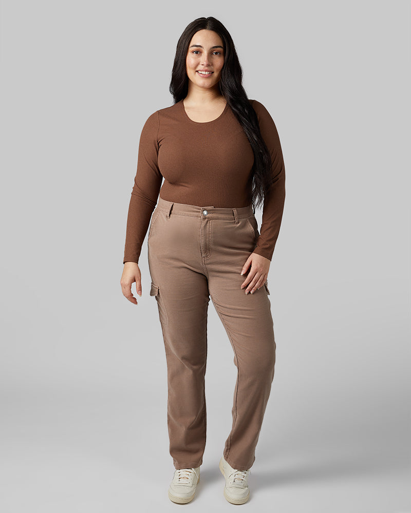 WOMEN'S STRETCH COMFORT CARGO JEAN - Image 12