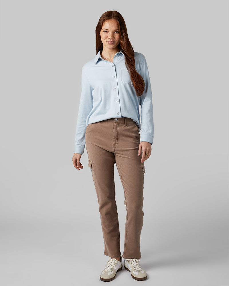 WOMEN'S STRETCH COMFORT CARGO JEAN - Image 6