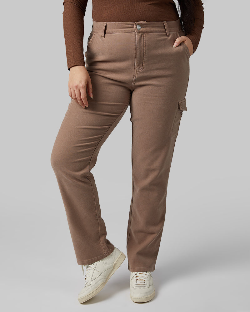 WOMEN'S STRETCH COMFORT CARGO JEAN - Image 7