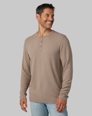 MEN'S EVERYDAY COMFORT LONG SLEEVE HENLEY T-SHIRT