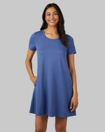 WOMEN'S SOFT KNIT POCKET DRESS