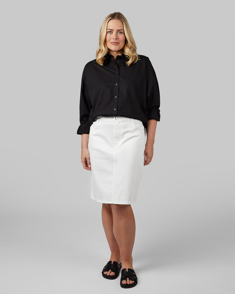 WOMEN'S OVERSIZED COTTON LONG SLEEVE BUTTON-UP - Image 41