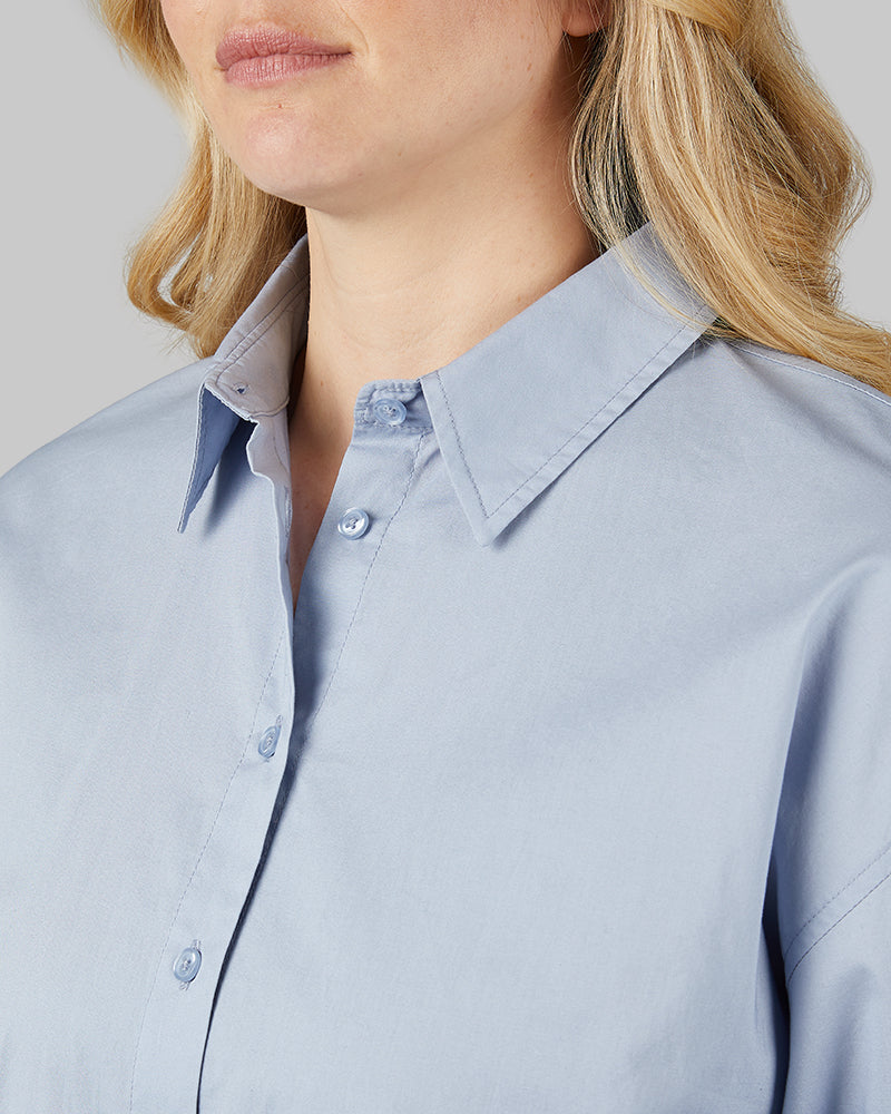 WOMEN'S OVERSIZED COTTON LONG SLEEVE BUTTON-UP - Image 20