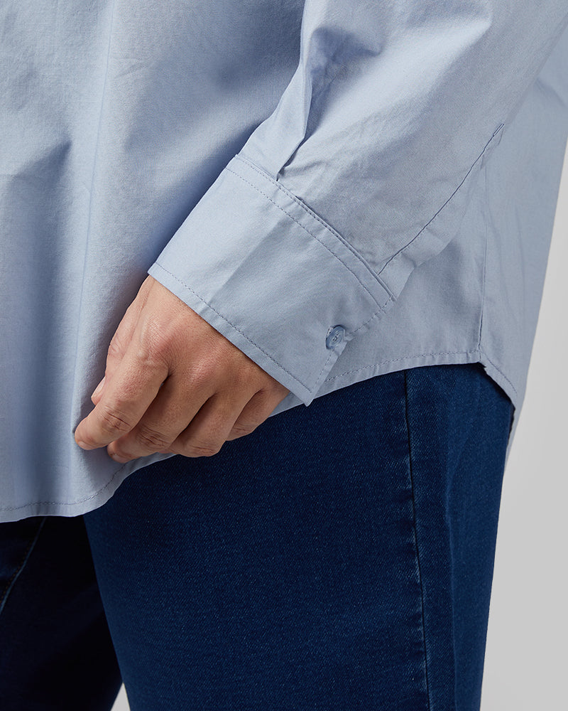 WOMEN'S OVERSIZED COTTON LONG SLEEVE BUTTON-UP - Image 27