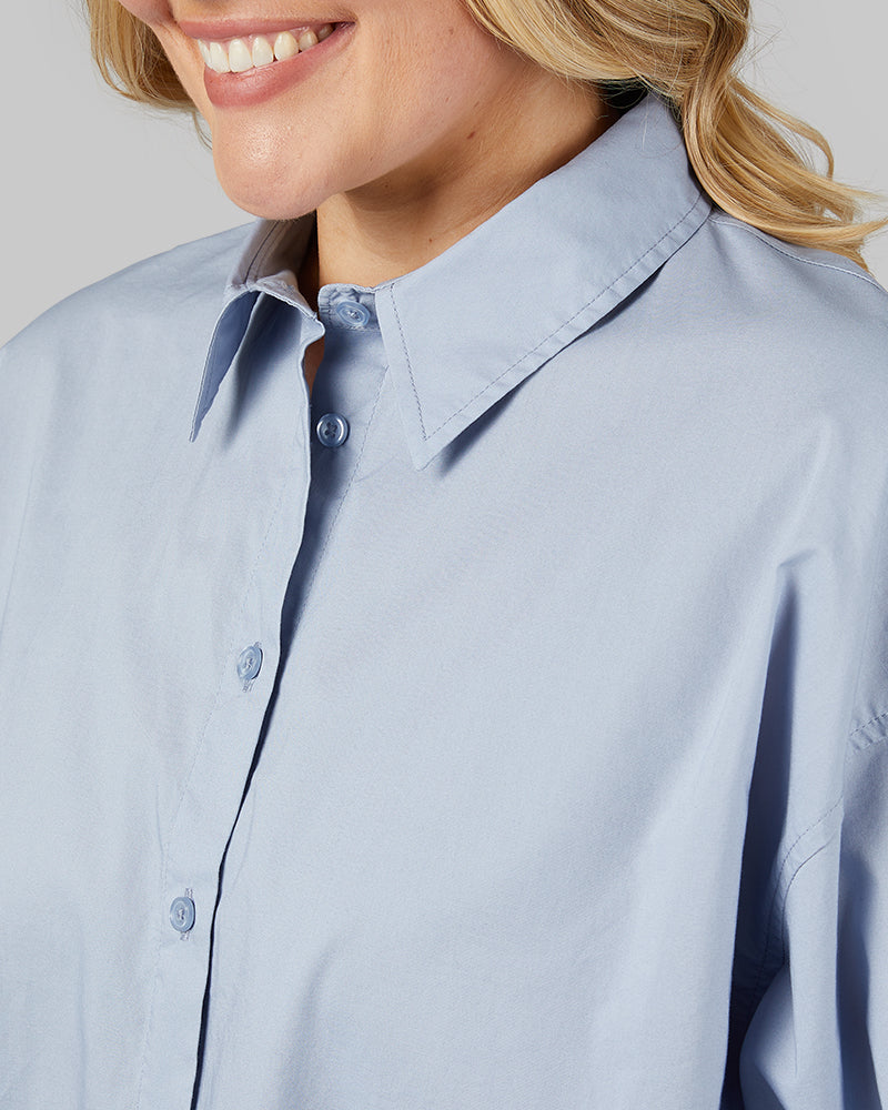 WOMEN'S OVERSIZED COTTON LONG SLEEVE BUTTON-UP - Image 26