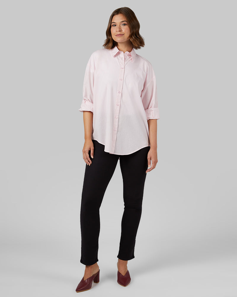 WOMEN'S OVERSIZED COTTON LONG SLEEVE BUTTON-UP - Image 17