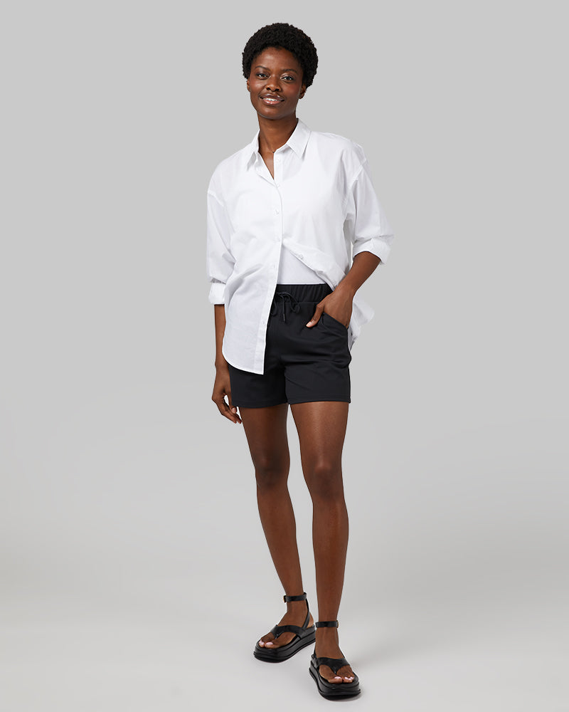 WOMEN'S OVERSIZED COTTON LONG SLEEVE BUTTON-UP - Image 6