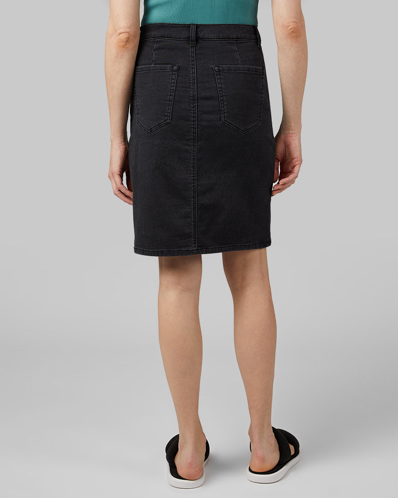 WOMEN'S STRETCH COMFORT JEAN SKIRT - Image 16