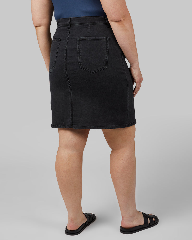 WOMEN'S STRETCH COMFORT JEAN SKIRT - Image 22