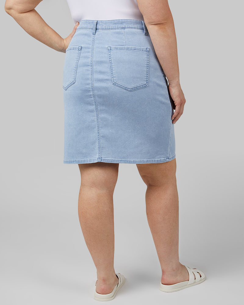 WOMEN'S STRETCH COMFORT JEAN SKIRT - Image 34