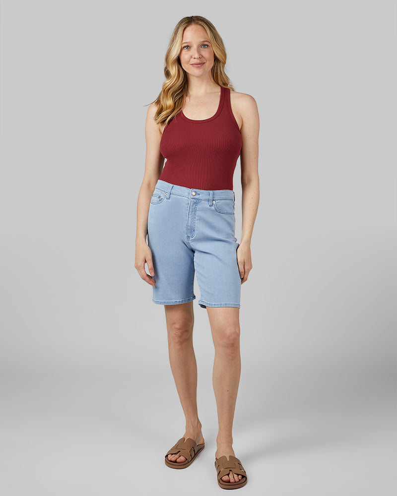WOMEN'S STRETCH COMFORT JEAN BERMUDA SHORT - Image 30