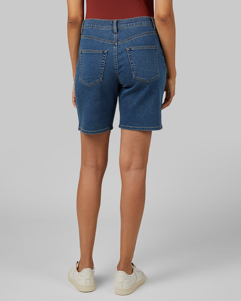WOMEN'S STRETCH COMFORT JEAN BERMUDA SHORT - Image 4