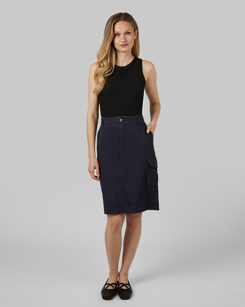 WOMEN'S STRETCH TWILL CARGO SKIRT - Image 4
