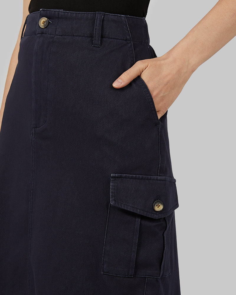 WOMEN'S STRETCH TWILL CARGO SKIRT - Image 2