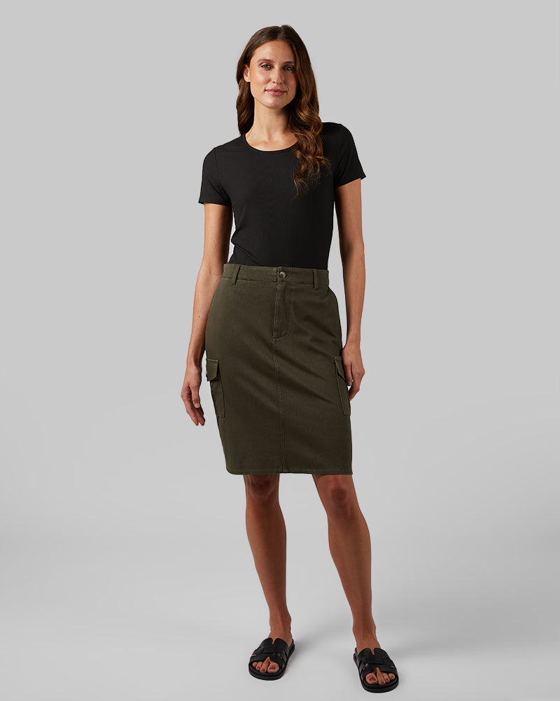 WOMEN'S STRETCH TWILL CARGO SKIRT - Image 8
