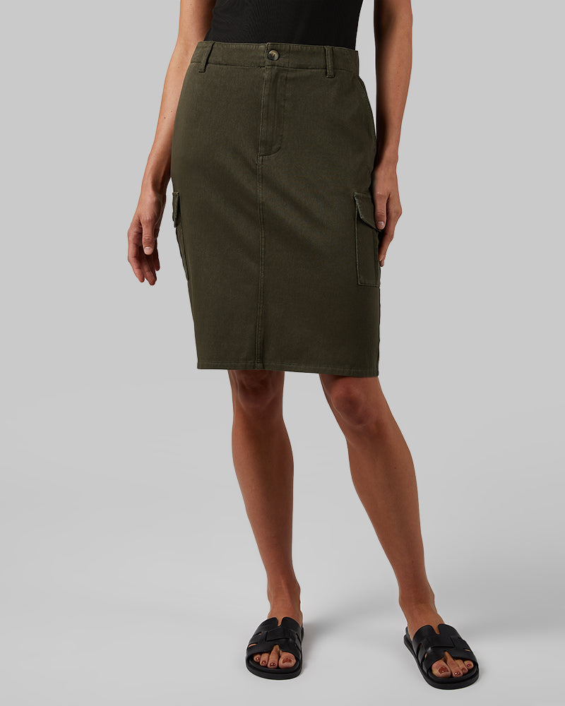 WOMEN'S STRETCH TWILL CARGO SKIRT - Image 5