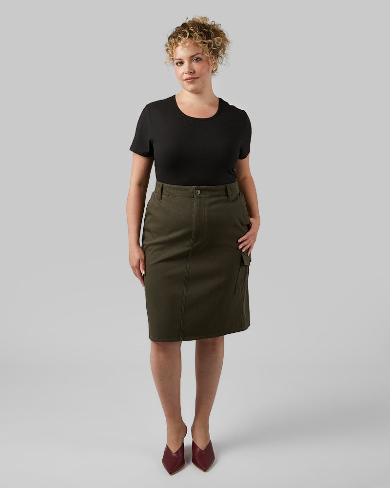 WOMEN'S STRETCH TWILL CARGO SKIRT - Image 12