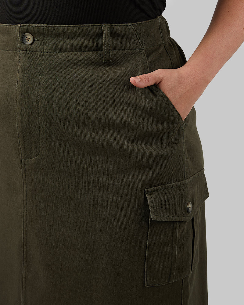 WOMEN'S STRETCH TWILL CARGO SKIRT - Image 10