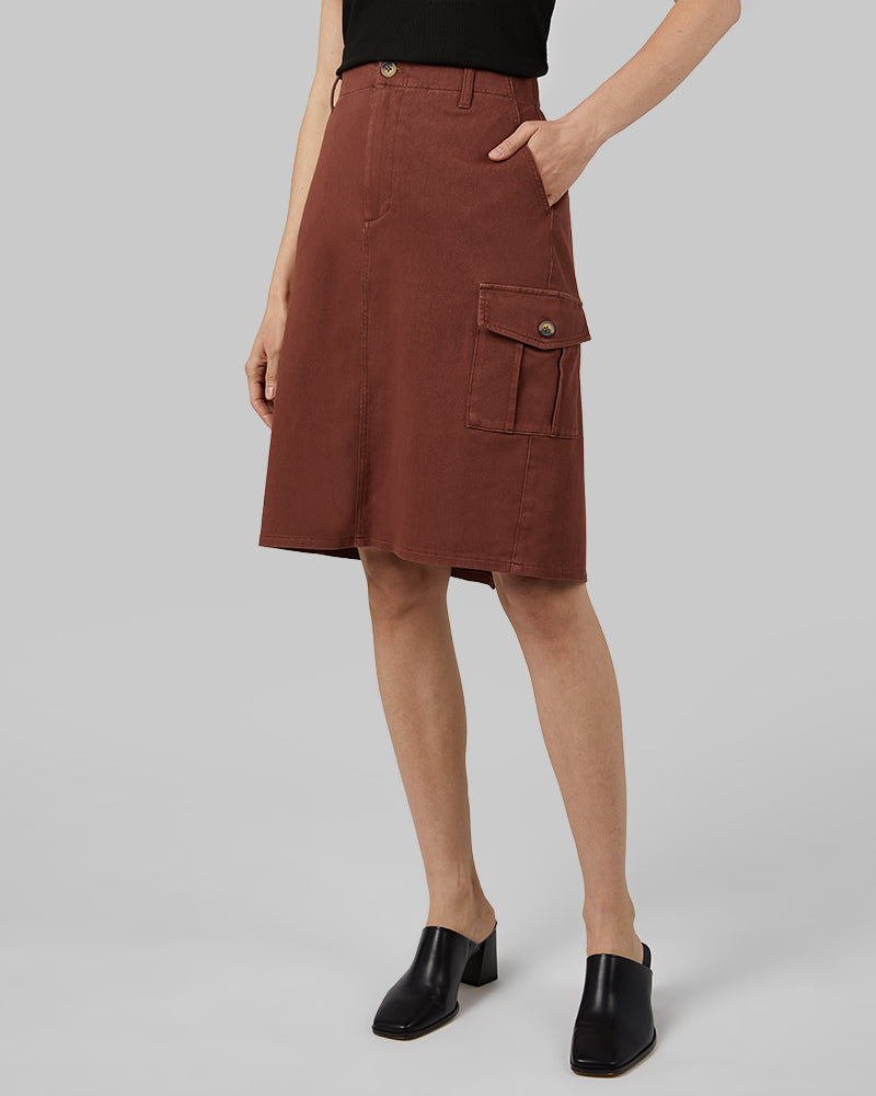 WOMEN'S STRETCH TWILL CARGO SKIRT - Image 13