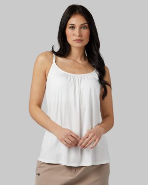 WOMEN'S SOFT RIB FLOWY BRA CAMI