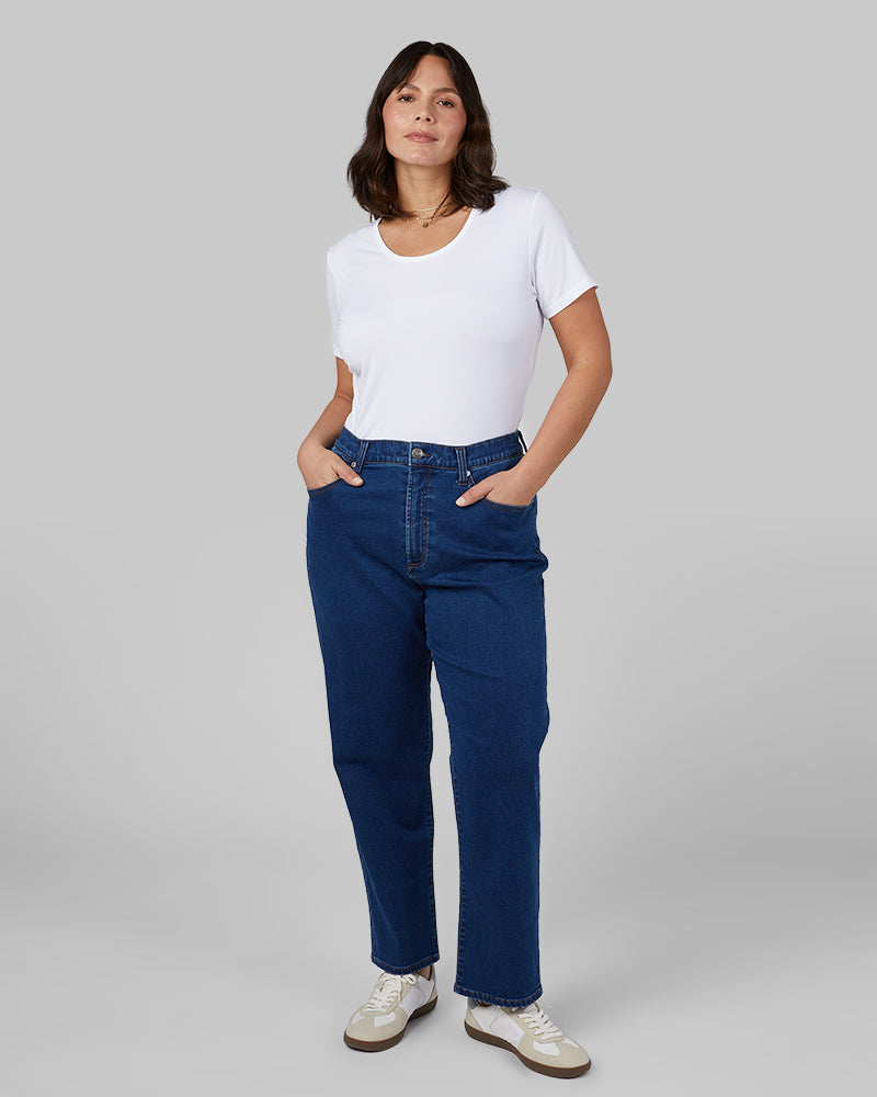 WOMEN'S STRETCH COMFORT RELAXED SWEATPANT JEAN - Image 35