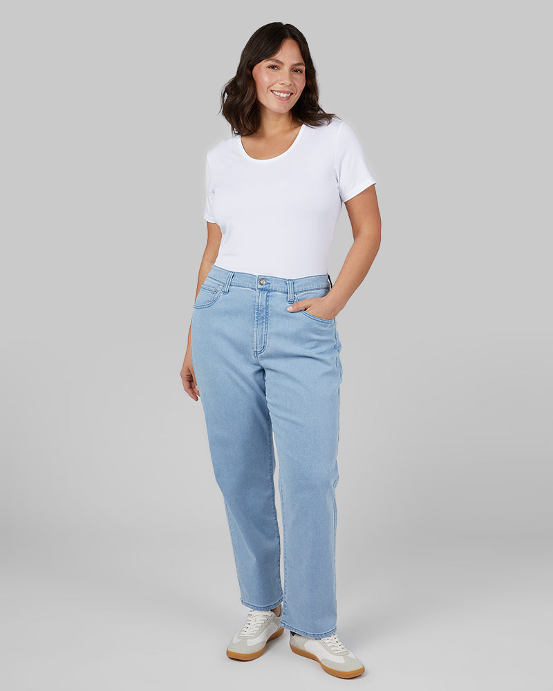 WOMEN'S STRETCH COMFORT RELAXED SWEATPANT JEAN - Image 47