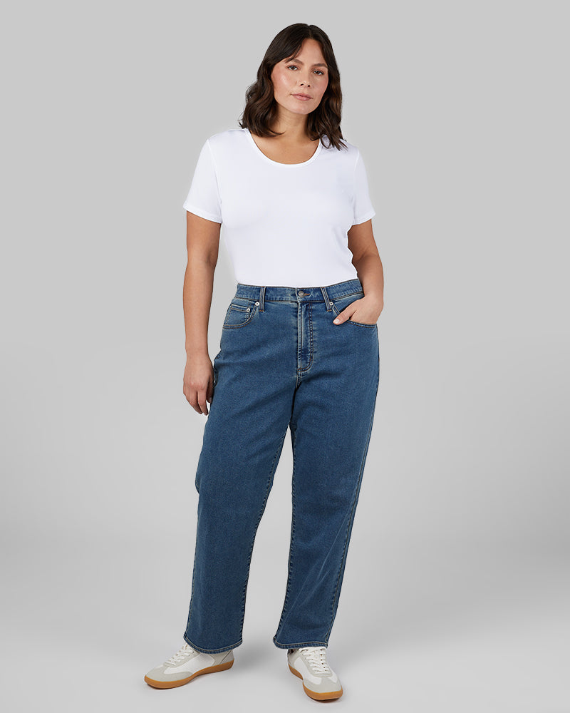 WOMEN'S STRETCH COMFORT RELAXED SWEATPANT JEAN - Image 23