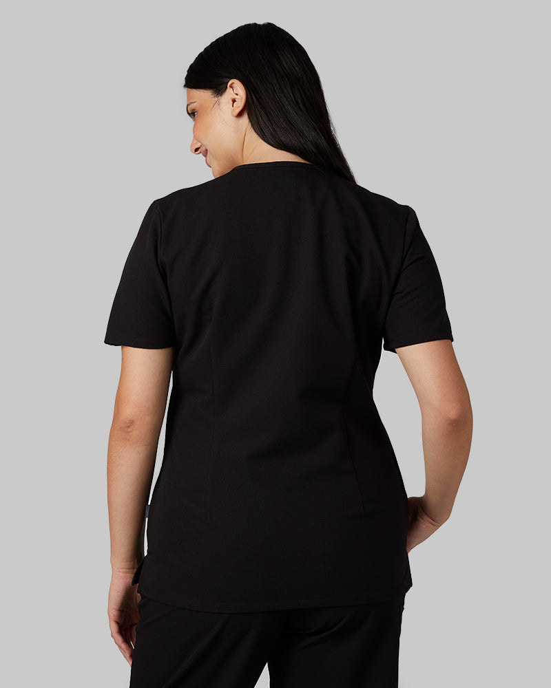 WOMEN'S CHEST POCKET V-NECK SCRUB TOP - Image 133