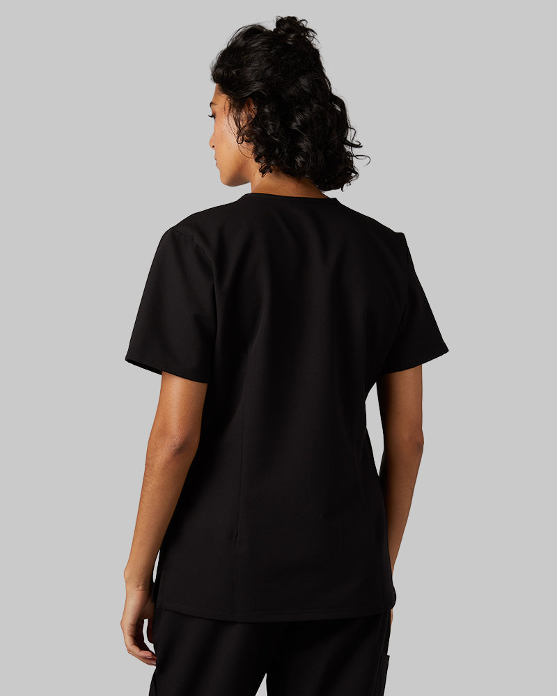 WOMEN'S CHEST POCKET V-NECK SCRUB TOP - Image 125